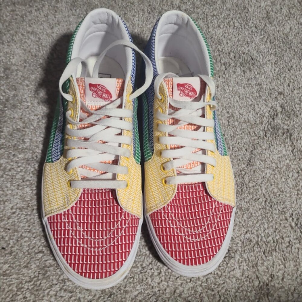 Vans Pride Mens Sneakers Multicolor Size 12